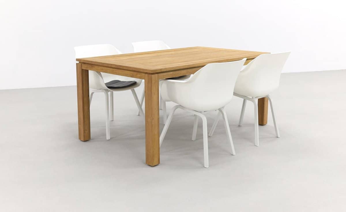 hartman sophie element wit/rome brown 170 cm. tuinset 5 delig