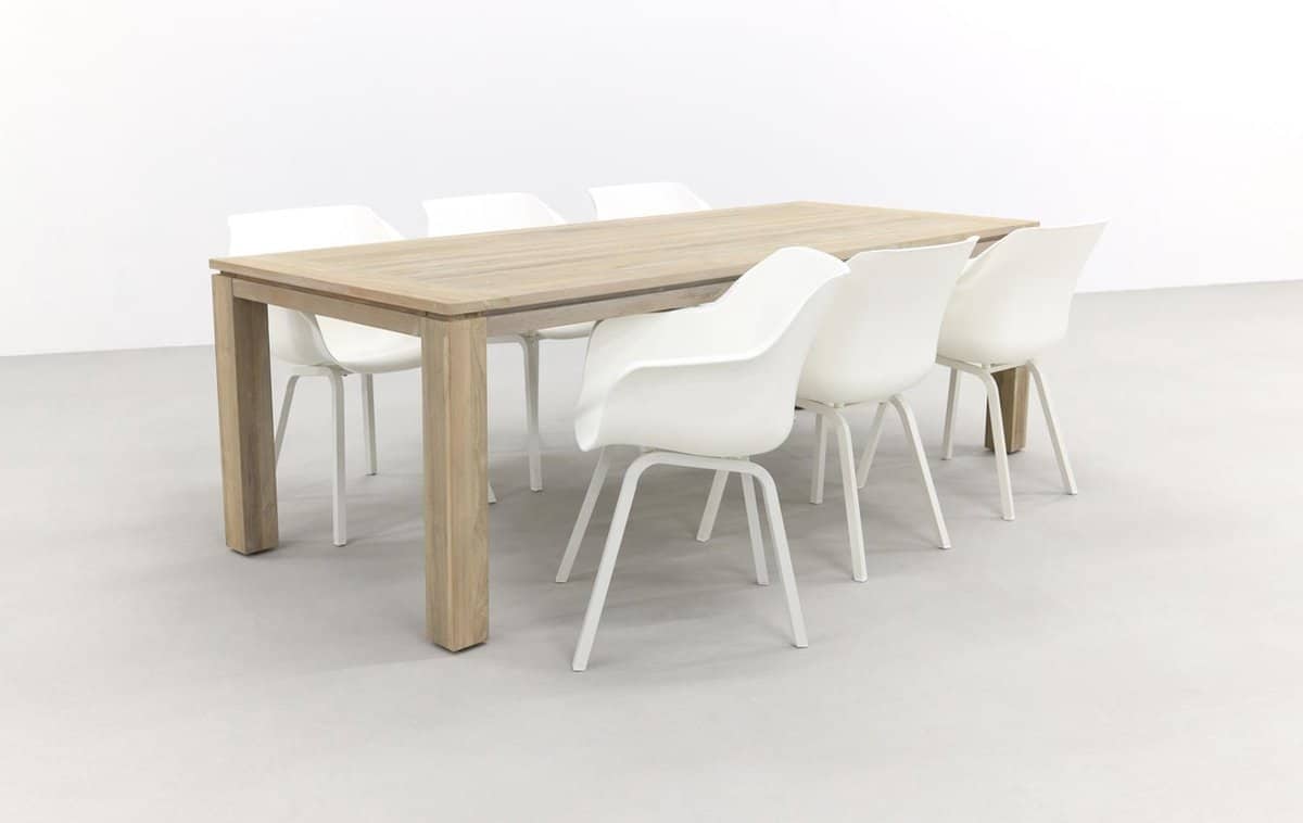 hartman sophie element wit/rome grey 240 cm. tuinset 7 delig