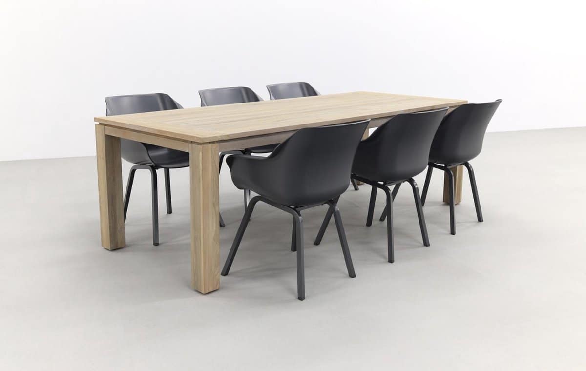 hartman sophie element xerix/rome grey 240 cm. tuinset 7 delig
