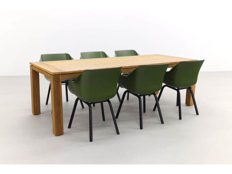 Hartman Sophie Moss Green/Rome brown 240 cm. tuinset - 7-delig