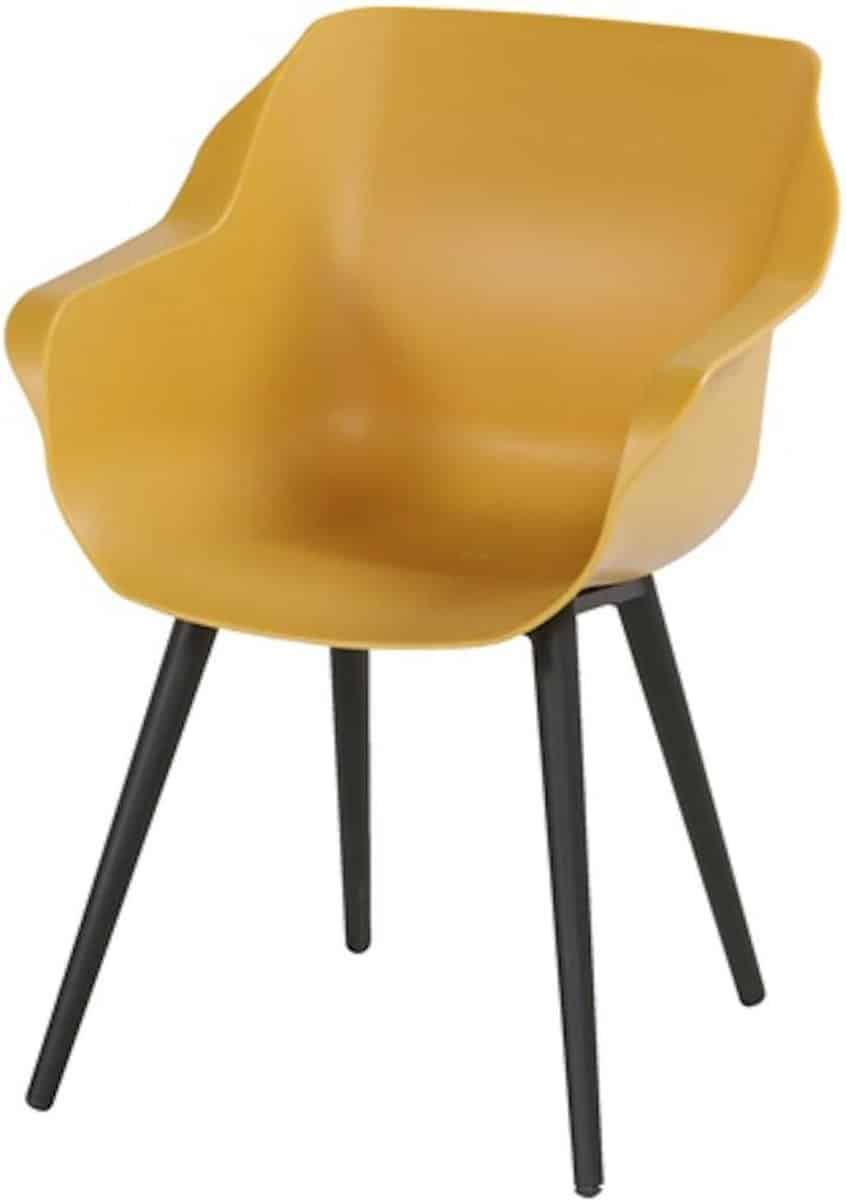 hartman sophie studio dining armstoel curry yellow carbon