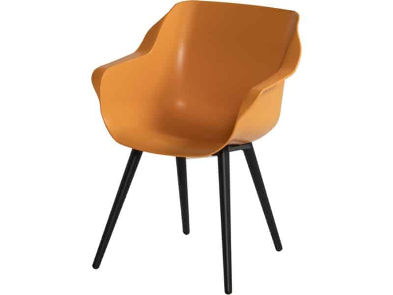 Hartman Sophie Studio dining armstoel - Indian Orange - Alu