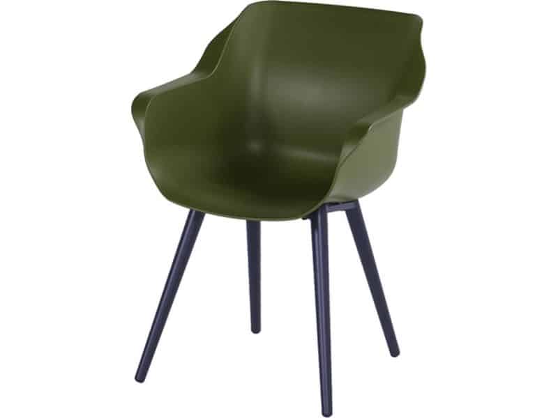 Hartman Sophie Studio dining armstoel - Moss Green - Carbon