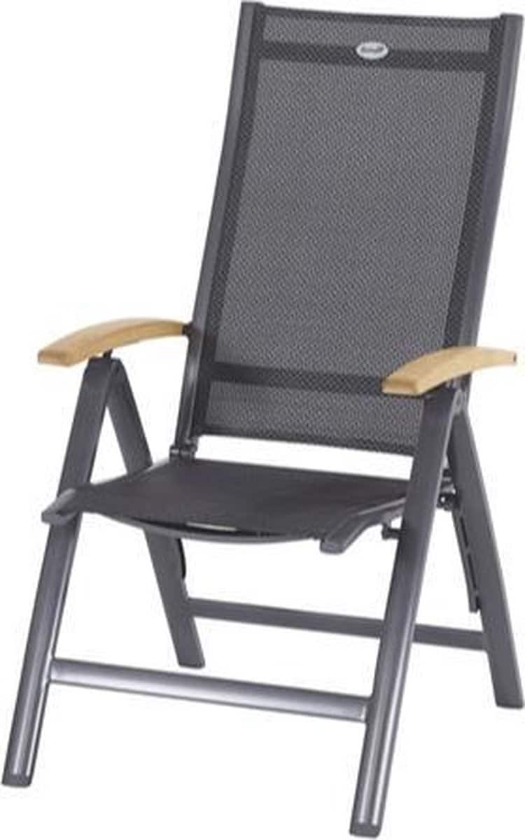 hartman standenstoel nomad full alu met teak armrests