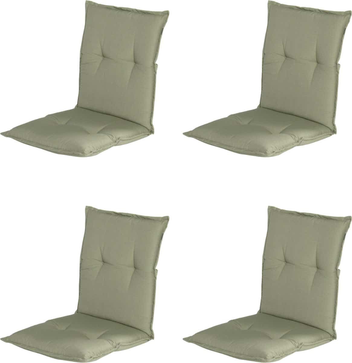 hartman tuinkussen lage rug 4x groen