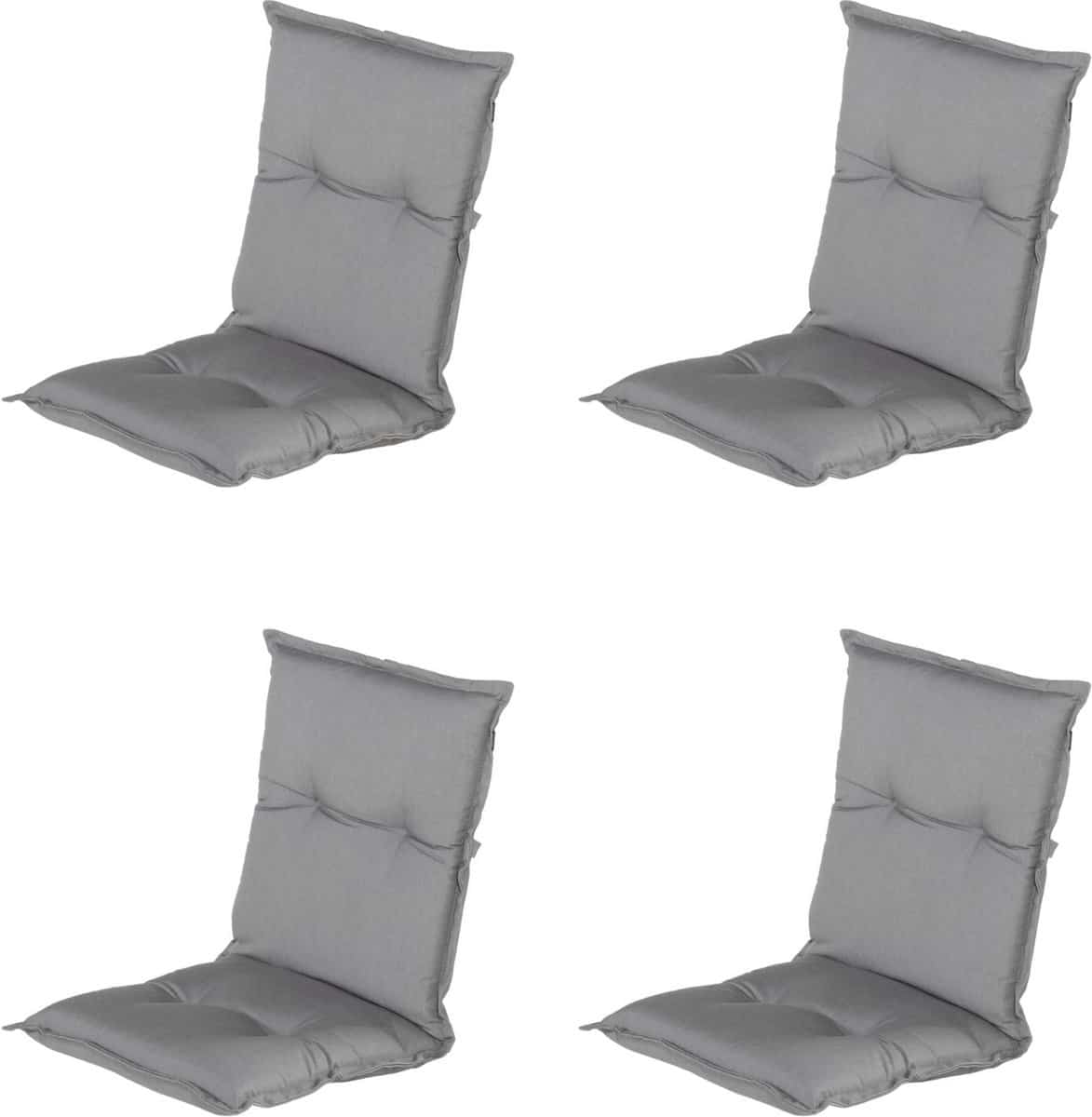 hartman tuinkussen lage rug grey 100x50cm