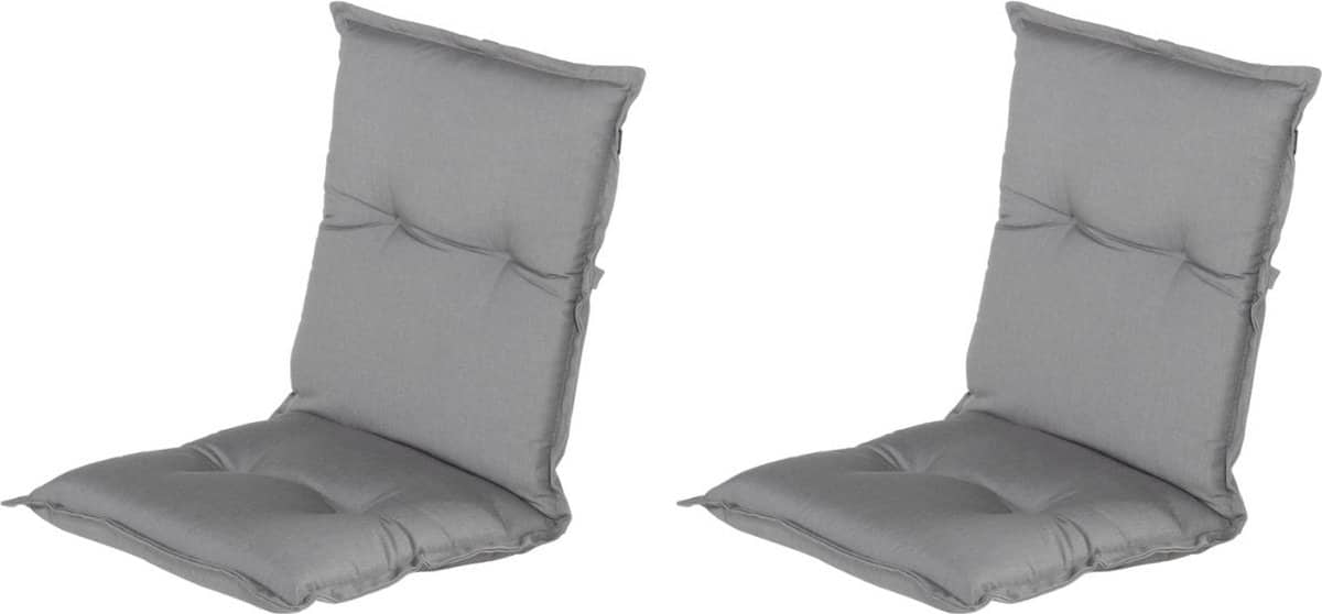 hartman tuinkussen lage rug grey 100x50cm