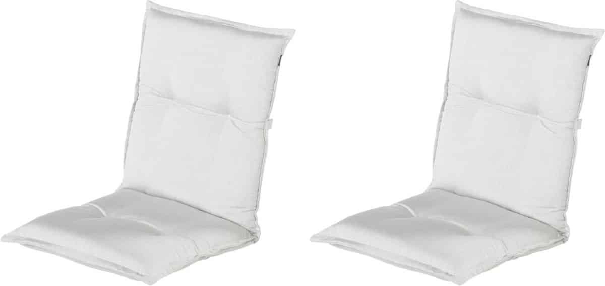 hartman tuinkussen lage rug lichtgrijs 100x50cm