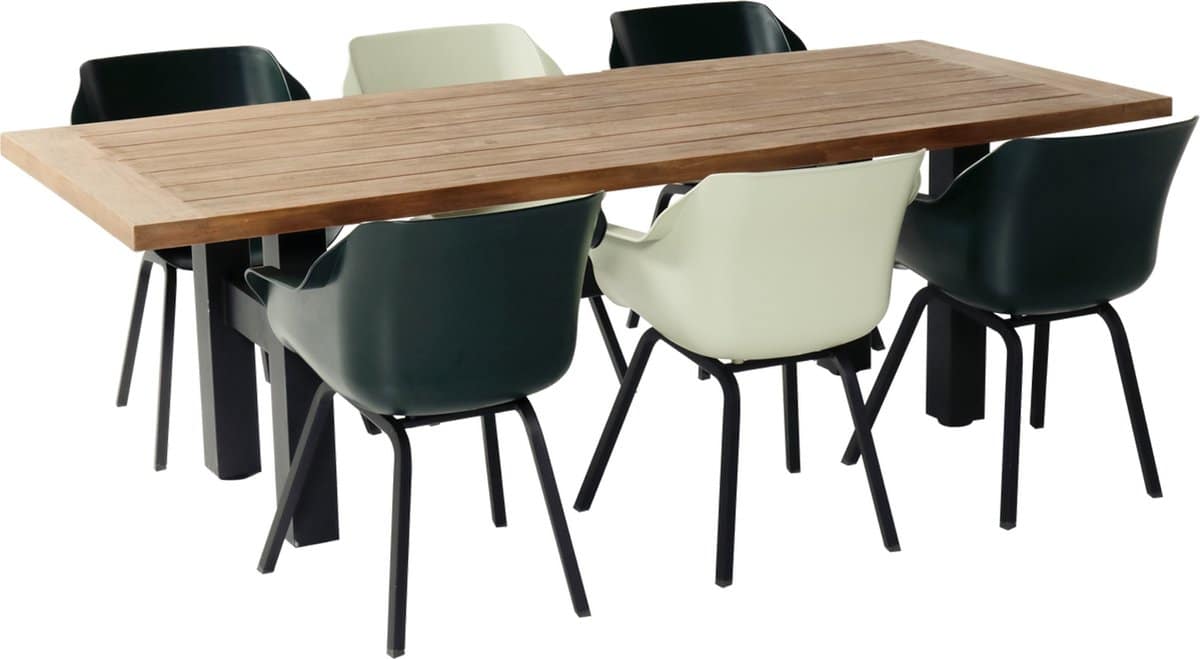 hartman tuinset heron tuintafel 240 cm. + sophie element
