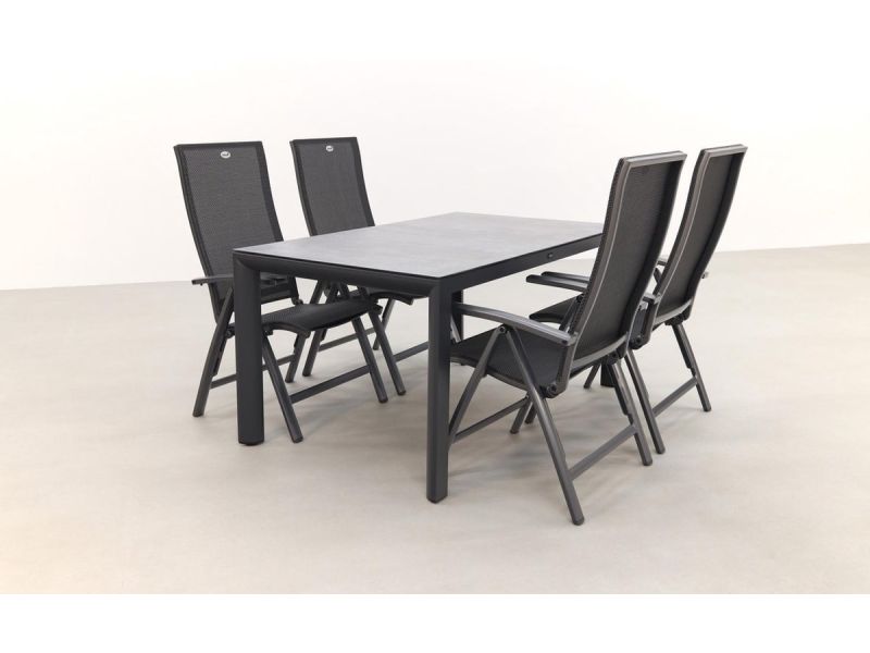 Hartman Valentino/Baltimor 150 cm. verstelbare tuinset - 5-delig