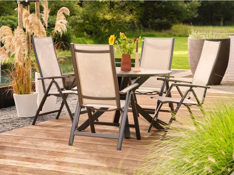 Hartman verstelbare tuinstoel - Aruba - verstelbaar - recliner