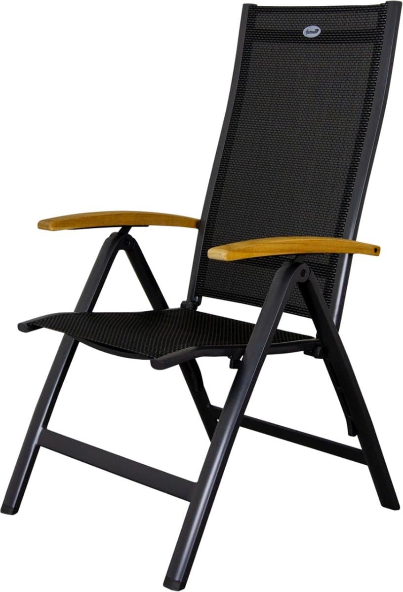 hartman verstelbare tuinstoel roma teak armleuning
