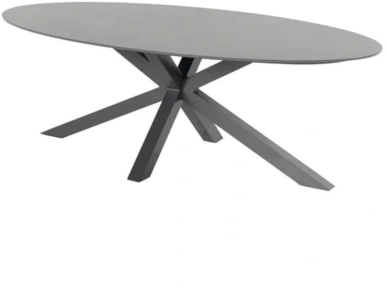 Hartman Xander Tuintafel Ovaal - Antraciet