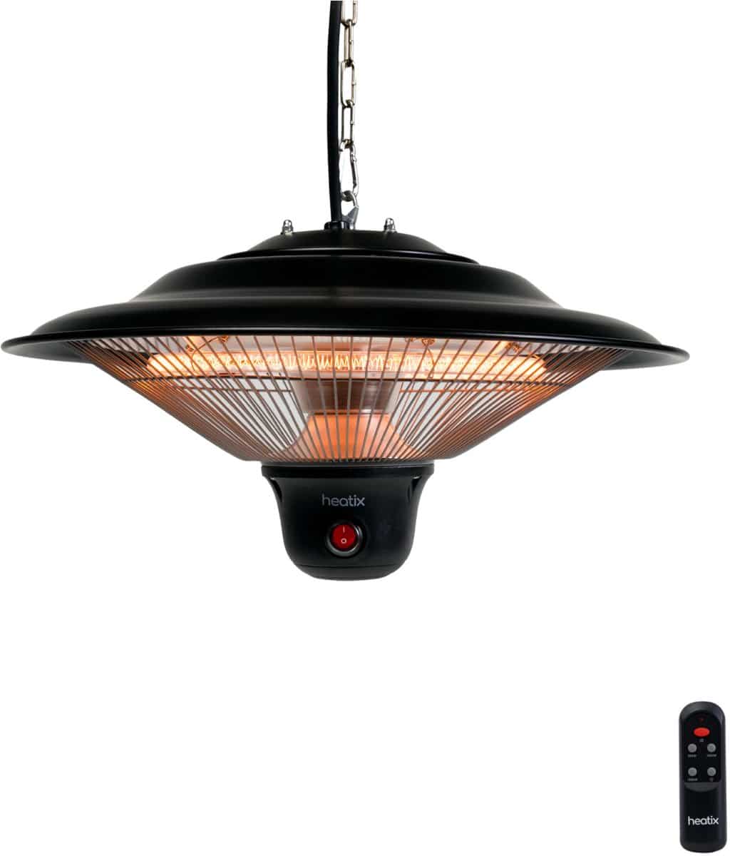heatix terrasverwarmer elektrisch hangend 1500w krachtige infraroodlamp