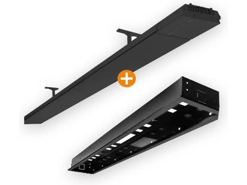 Heatstrip Design 2400 Watt met Inbouwframe