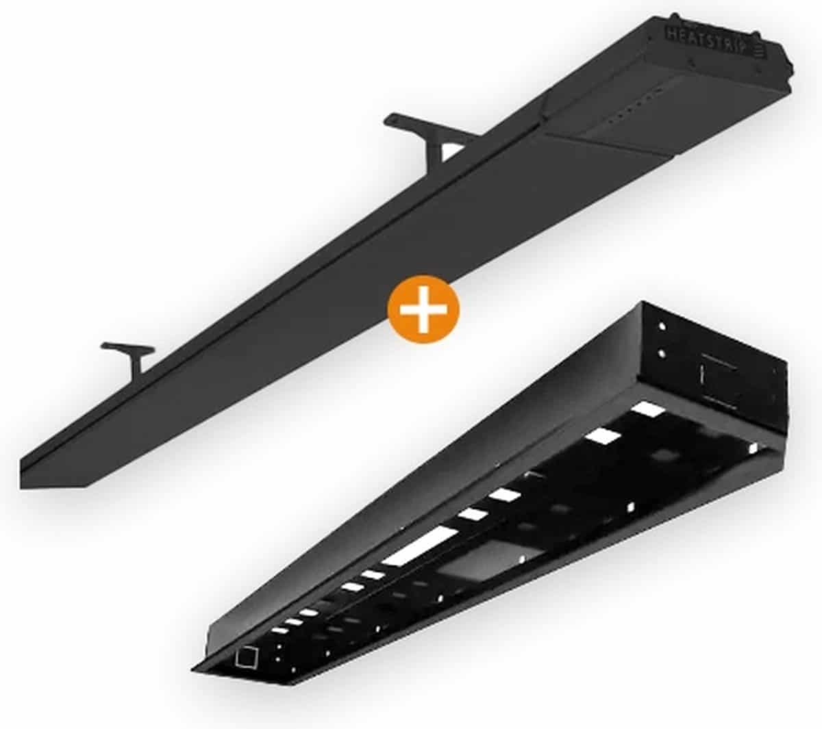 heatstrip design 2400 watt met inbouwframe
