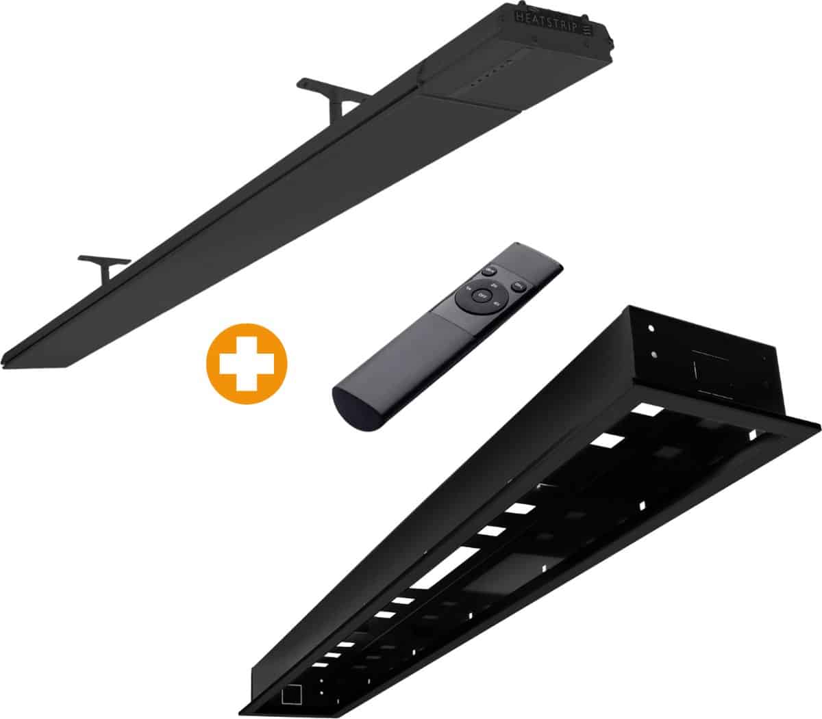 heatstrip design 2400 watt met inbouwframe