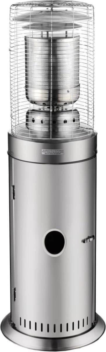hendi compacte terrasverwarmer 8,5 kw roestvrij staal