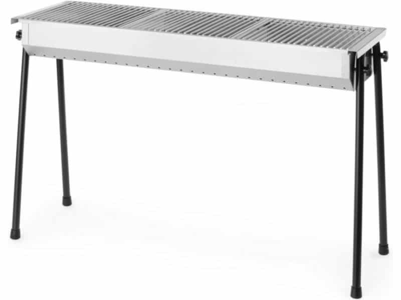 HENDI Houtskoolbarbecue - RVS - Demontabele poten - 3 roosters