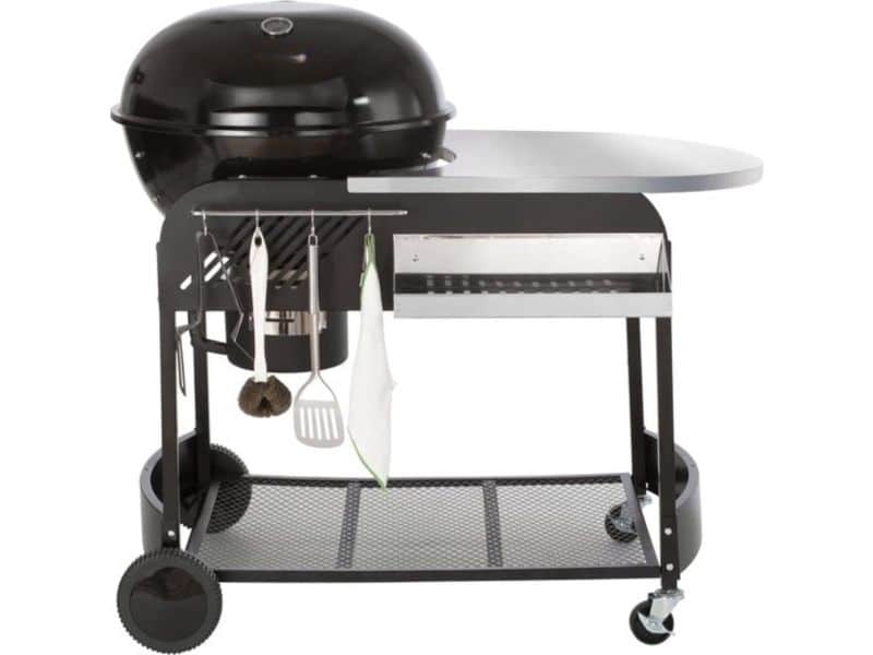 Houtskool BBQ Grill - Mobiel - Met Tafel - 101cm