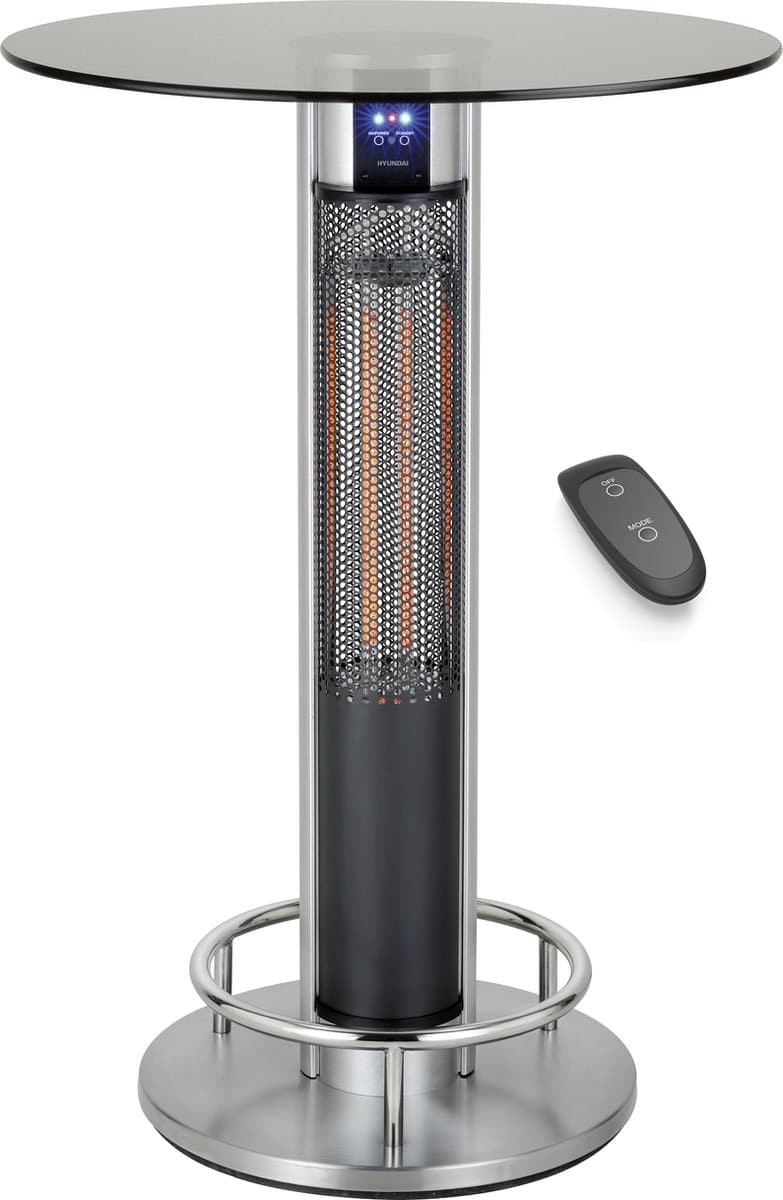 hyundai statafel met elektrische verwarming bartafel