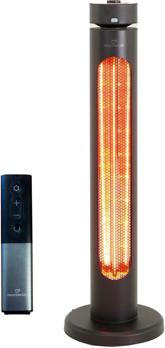 i red vrijstaande infraroodkachel tower terrasverwarmer infrarood verwarmer