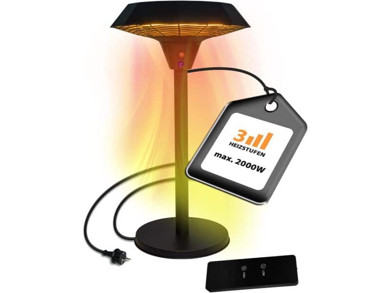 Infrarood Tafelverwarming 2000 W met Afstandsbediening
