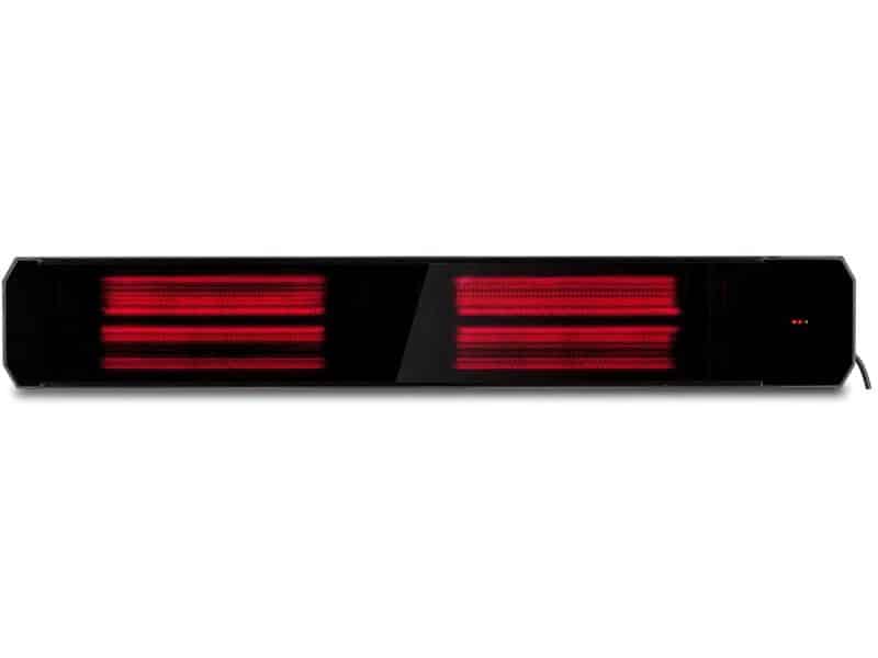 Infrarood terrasverwarmer Calore black heater instelbaar met 2200Watt