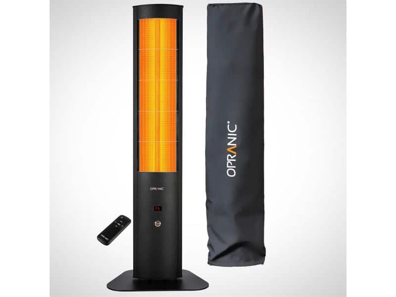 Infrarood Terrasverwarmer met Standaard 2300W - 5 Warmtestanden & Afstandsbediening