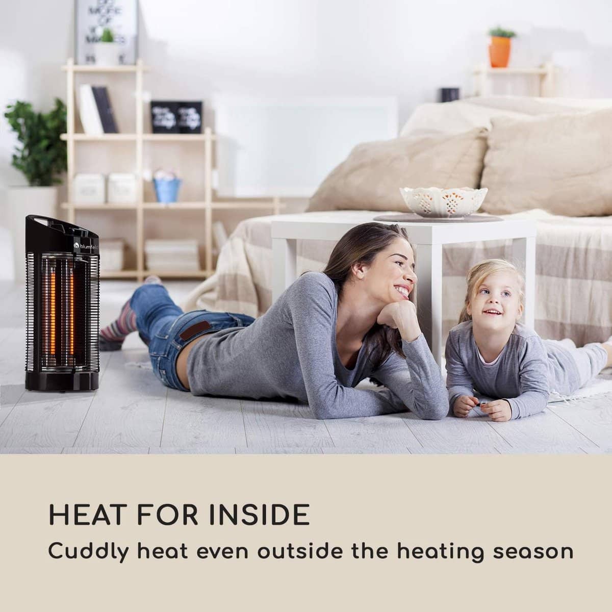 infrarood verwarming elektrische standkachel met oscillatiefunctie en comfortheat technologie