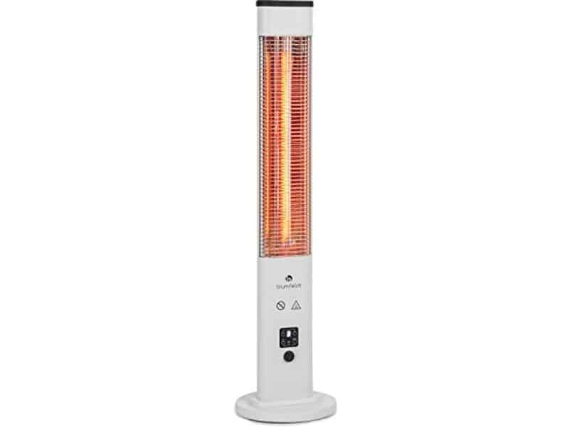 Infraroodverwarming voor Binnen en Buiten - Energiezuinige Warmtestraler met Kantelbeveiliging