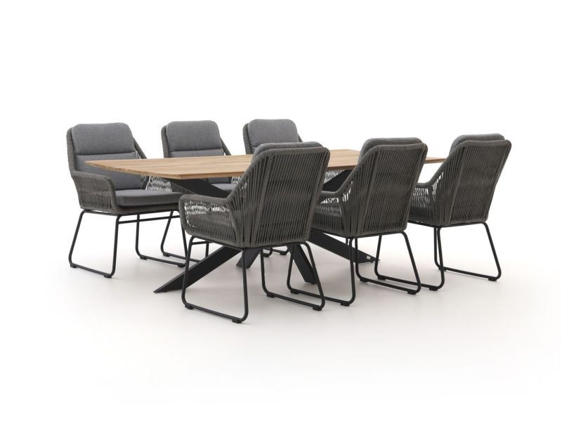 Intenso Isorella/Furato 220cm dining tuinset 7-delig - Laagste prijsgarantie!