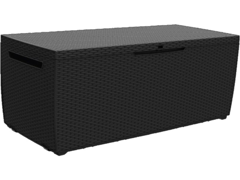 Intergard Kussenbox opbergbox antraciet 123x57x53,5cm