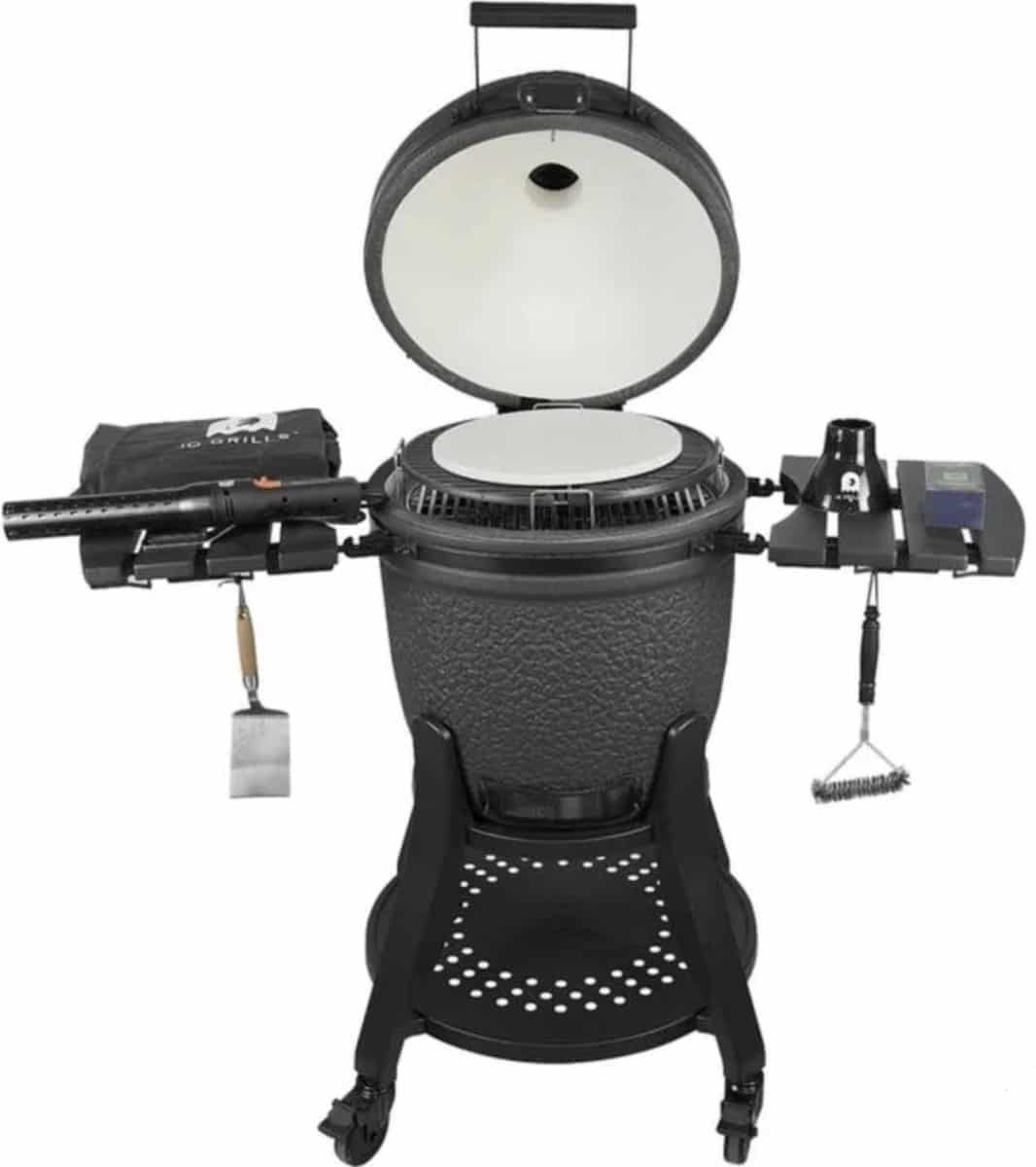 iq grills kamado barbecue large 22 inch