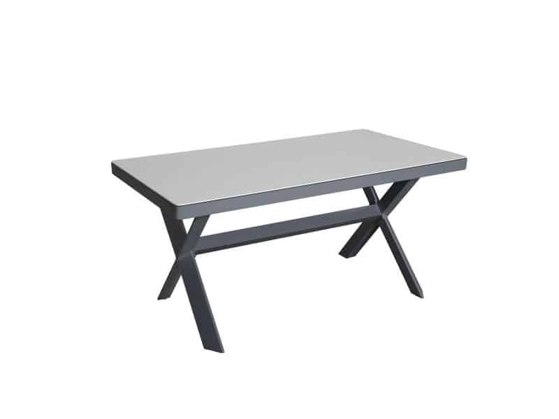 Jamaica dining tuintafel 140x80xH67,5 cm antraciet