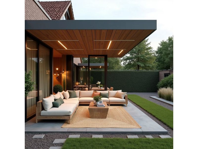 Jute Buitenkleed Outdoor Breeze Naturel 200 x 290cm Mrcarpet