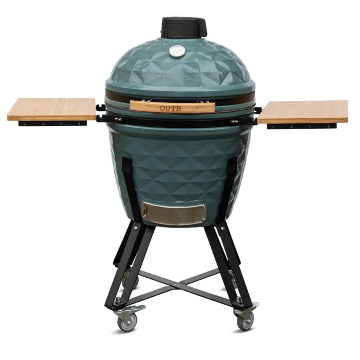 kamado bbq van outr large diamond 56 oceaanblauw