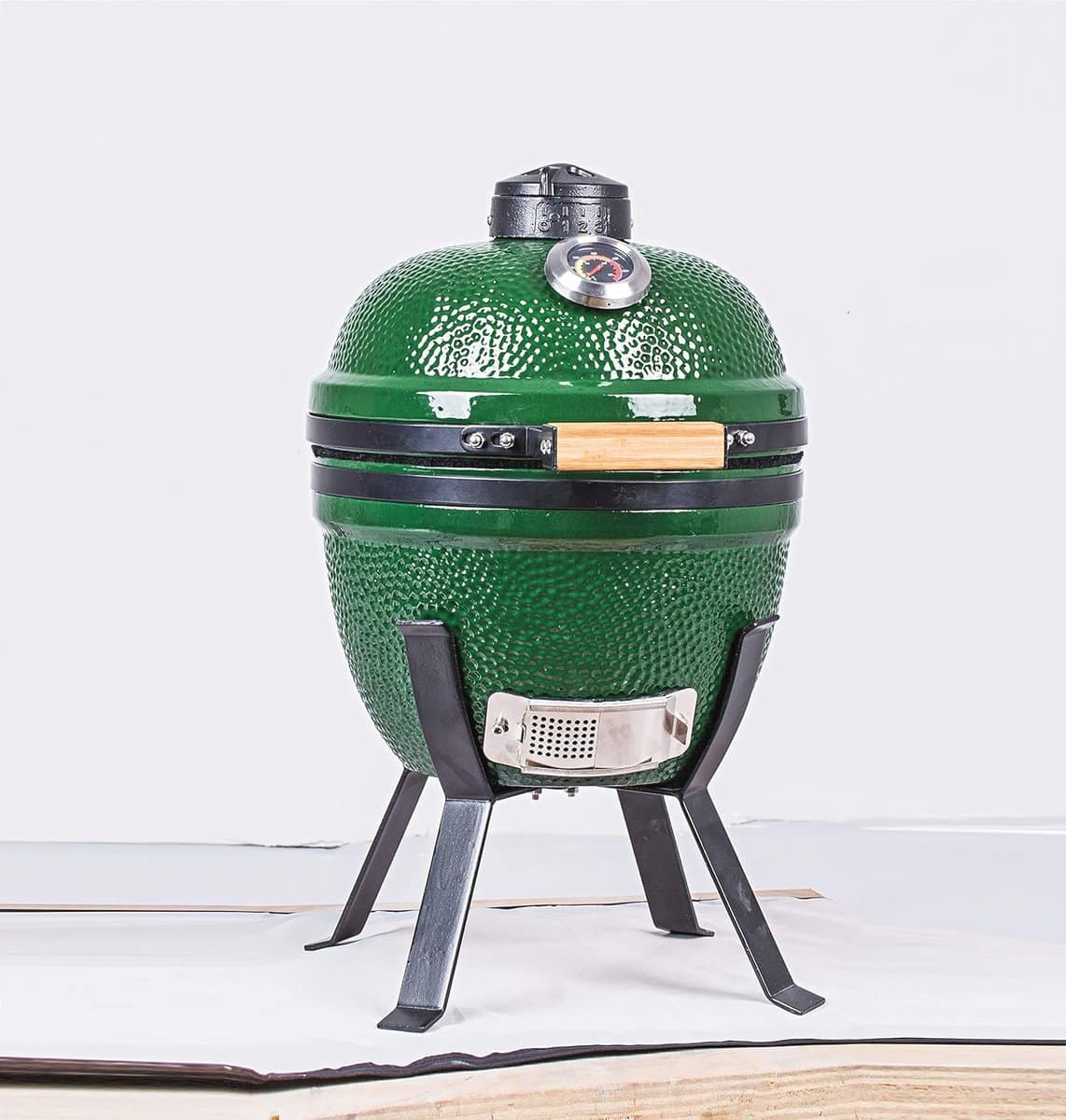 kamado oven bbq grill 14 inch groene limited edition