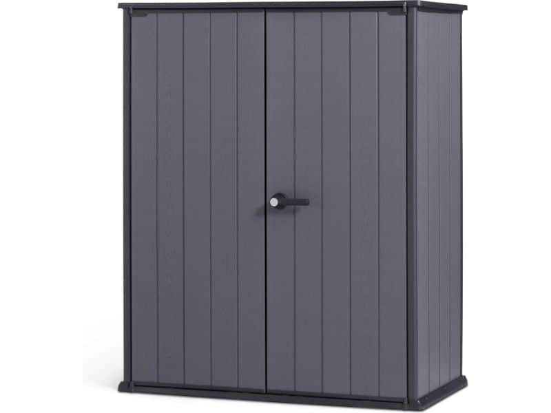 Keter Cortina Alto Tuinkast - 1400L - 140x73,6x170,4cm - Grijs