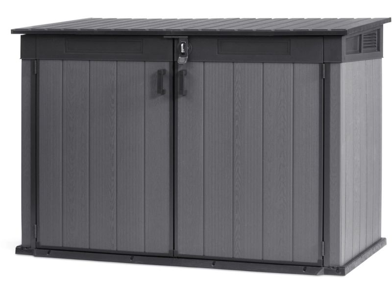 Keter Cortina Mega Opbergkast - 2020L - 190,5x109,3x132,5cm - Grijs