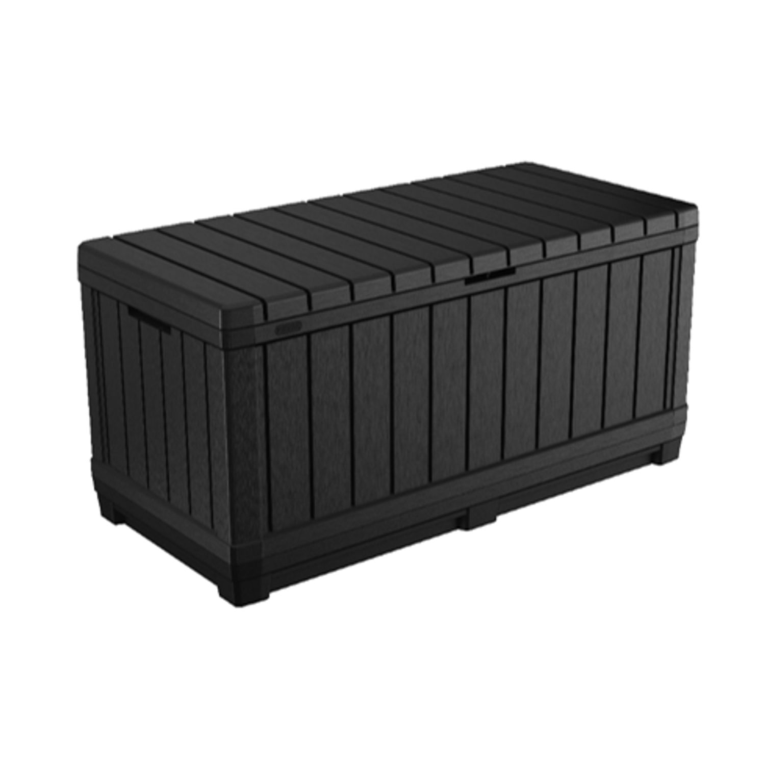 keter kussenbox kentwood houtlook antraciet 350l 128×53,6x59cm