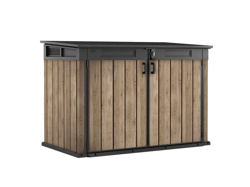 Keter Kussenbox Signature Ashwood - Houtlook - Grijs - 2020l - 190x109x132cm