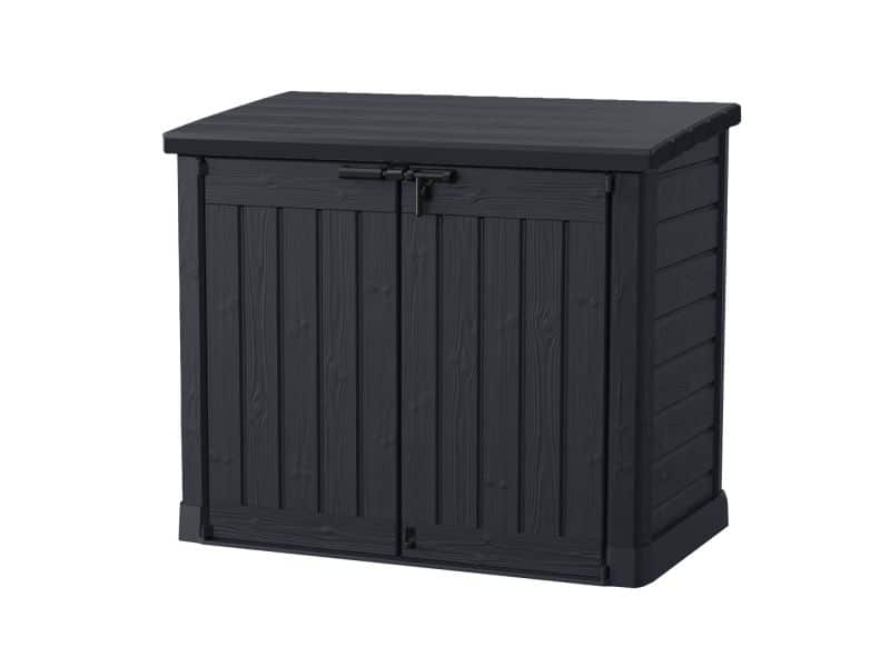 Keter Kussenbox Store-it-out Max - Houtlook - Grijs - 1200l - 145,5x82x125cm