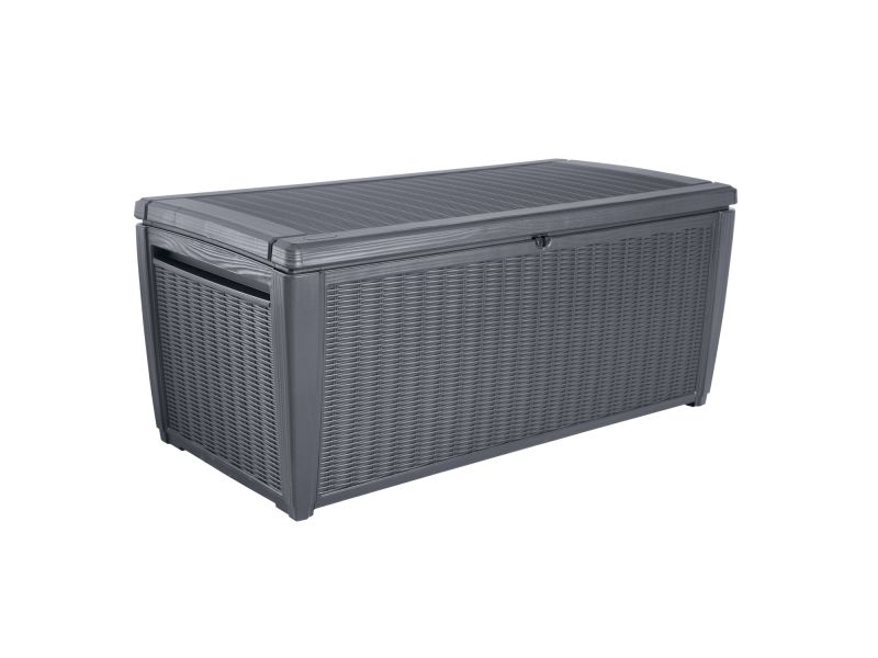 Keter Kussenbox Sumatra - Wicker - Antraciet - 511l - 145x73x64cm
