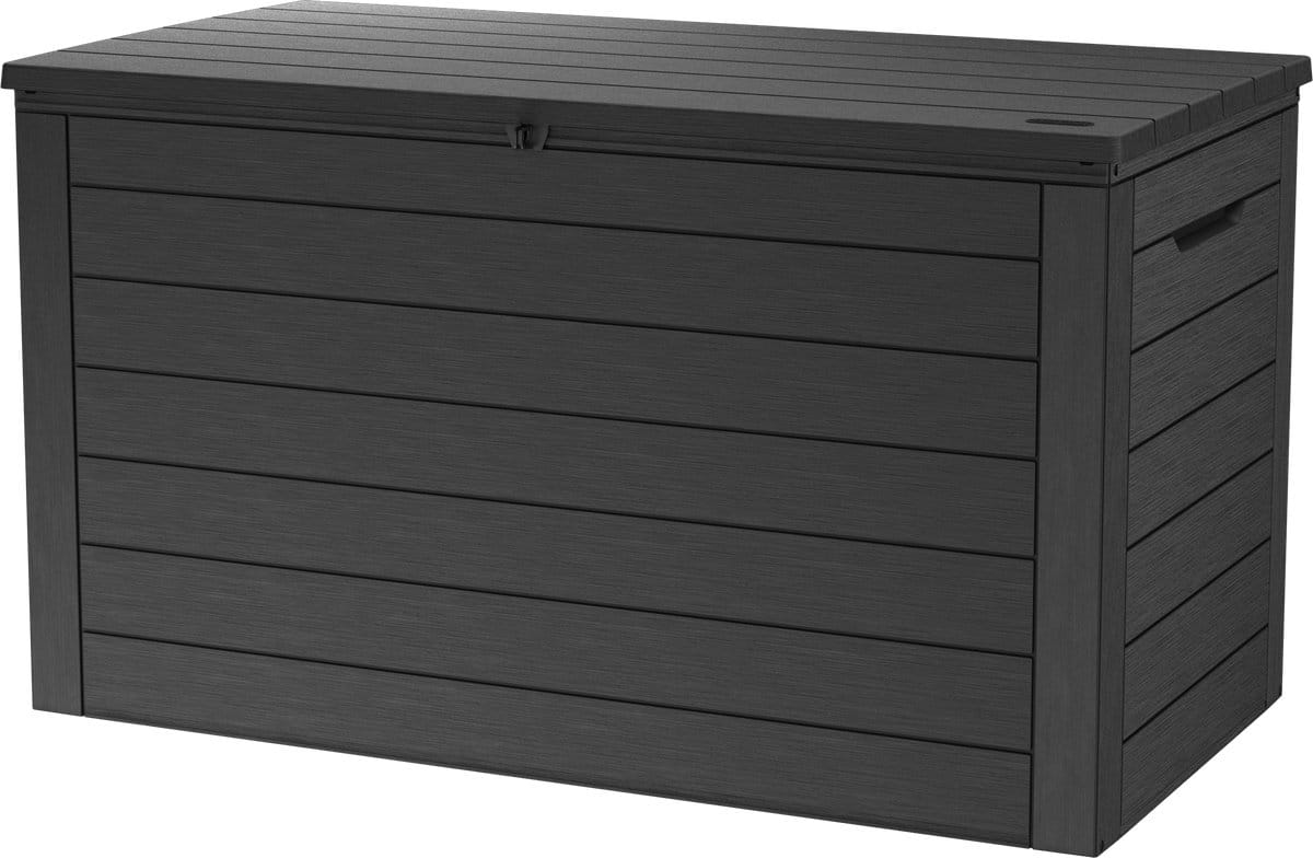 keter ontario opbergbox 570l 129×67.4×73.7cm grafiet