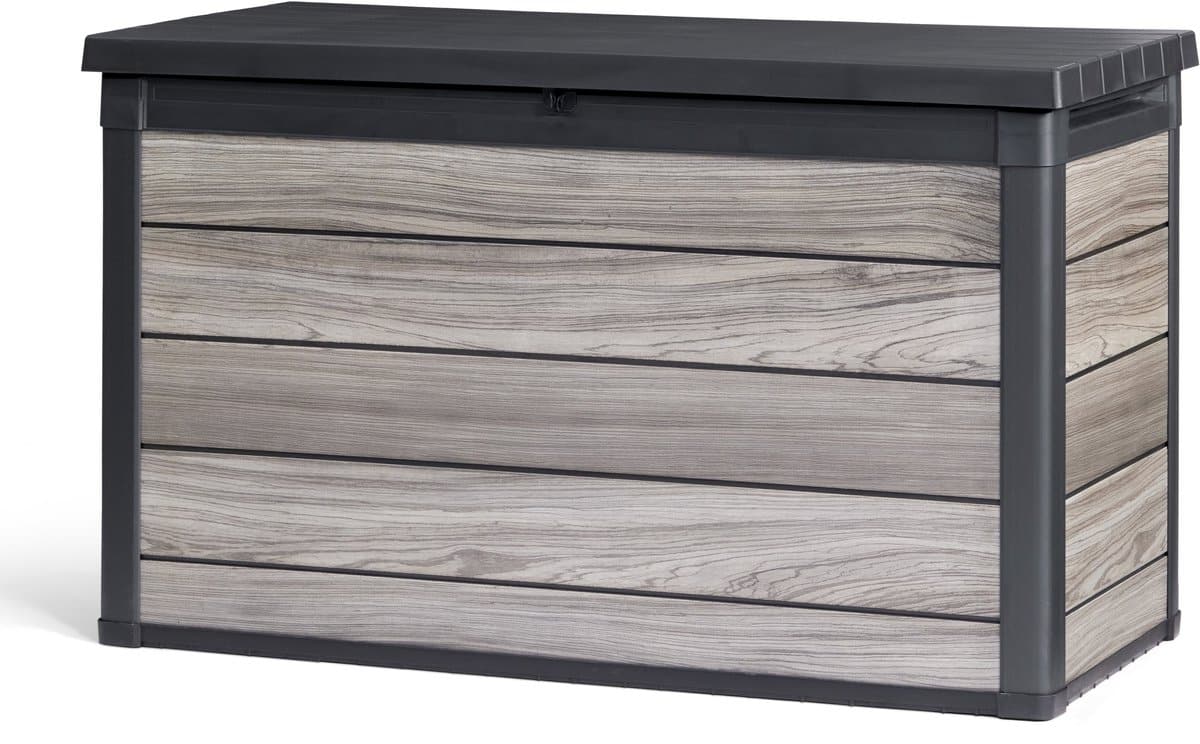 keter signature opbergbox 757l 151.7×72.5x90cm storm grey