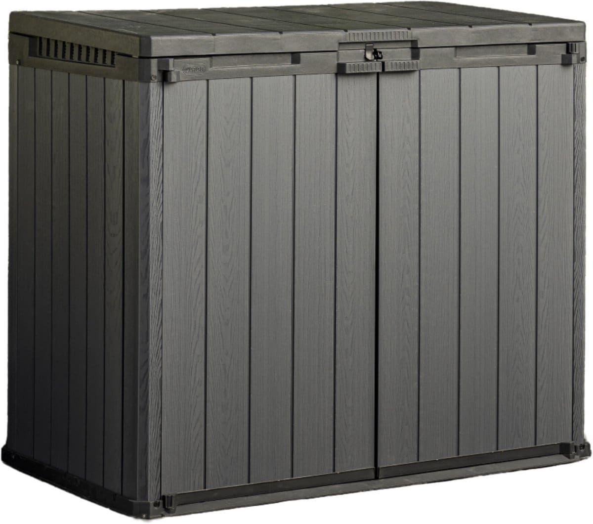 keter store it out darwin opbergbox 1100l 141x82x117,5 cm grijs