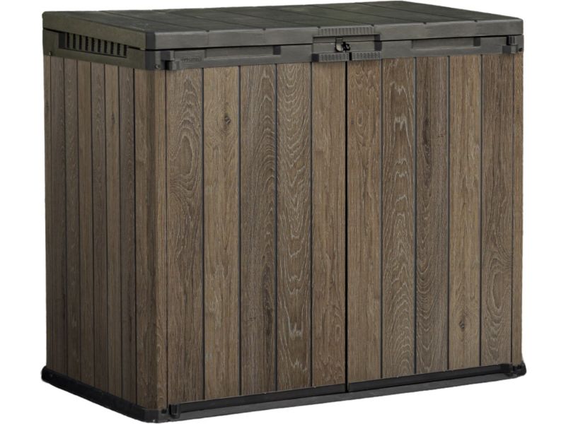 Keter Store It Out Darwin Opbergbox - 1100L - 141x82x117,5 cm - Walnut Bruin