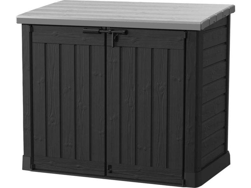 Keter Store It Out Max Opbergbox - 1200L - 145,5x82x125cm - Zwart/Grijs
