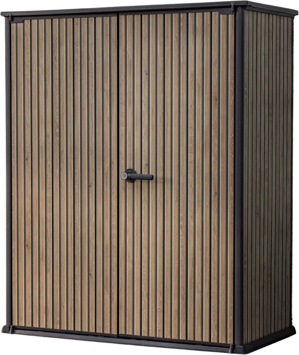 keter venetian tuinkast 1400l 140×73.6×170.4cm bruin